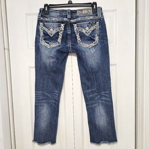 Miss Me Signature Crop Jeans Size 28